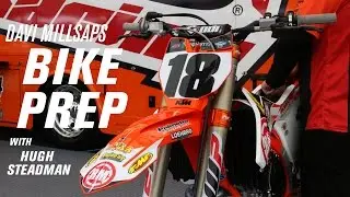 Davi Millsaps Bike Prep for Supercross w/ Mechanic Hugh Steadman