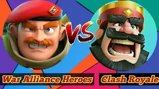 Clash Royale Vs War Alliance Heroes | Troops Cards, Heroes Cards | Gameplay HD