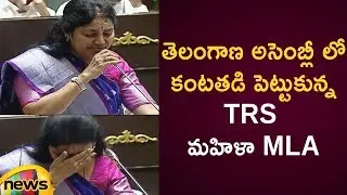 TRS MLA Gongidi Sunitha Gets Emotional Over Poor People Health Issues | Telangana Assembly 2019