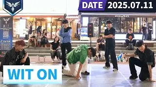 WIT ON💎EP.17💎엄청난 폭염 속에서 WIT가 홍대로 왔다! 🇰🇷위트 홍대버스킹🇰🇷