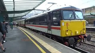 The LSL's Class 87 BR InterCity Swallow No.87002 'Royal Sovereign' at Carlisle. (in View Scene)
