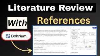 This Ai Tool Wrote My Literature Review Professionally With References For Free || Bohrium.com