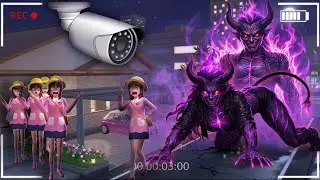Yuta Mio Panik 😱 CCTV Merekam ANOMALI Di Kota Sakura II Sakura School Simulator 