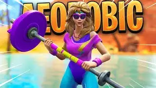 New Fortnite AEROBICS ASSASSIN SKIN Gameplay..