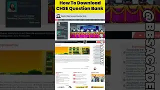 How To Download CHSE Question Bank #shorts#chseodisha#questionbank
