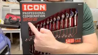 Icon SAE Anti-slip Grip Wrench Set Unboxing and Review