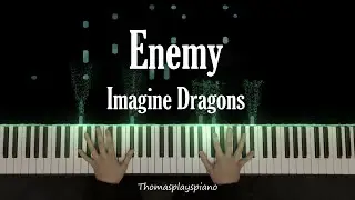 Enemy - Imagine Dragons & JID (League of Legends) | Piano Cover