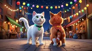 Four Dancing Cats Learn to Read | Educational Nursery Rhyme for Kids | Preschool Learning Songs