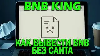 Как вывести BNB без сайта в BNB King | Инструкция