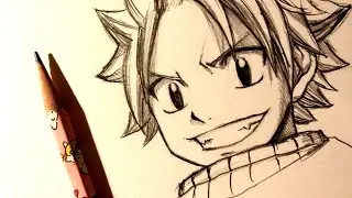 ASMR | Pencil Drawing 109 | Natsu Dragneel (Request)