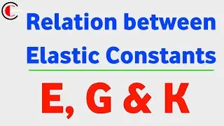 Elastic Constants - Youngs Modulus, Shear Modulus & Bulk Modulus || SOM (in Hindi)