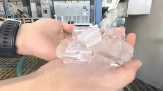 20T Tube ice machine with evaporative condenser
