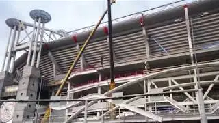 Ruwbouw oostzijde Johan Cruijff ArenA klaar