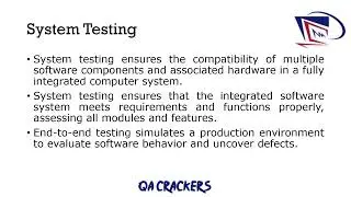 Tutorial 13 : Software Testing - System Testing