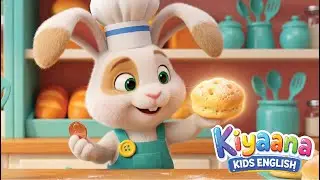 Hot Cross Buns Nursery Rhymes Preschool Learning 🍞🎵 |  Kids Nursery Rhymes | Kiyaana Kids