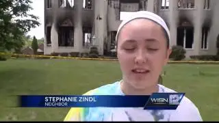 Huge home destroyed by fire