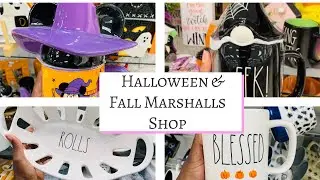 HALLOWEEN & FALL SHOP AT MARSHALLS WITH RAE DUNN FINDS, MUGS, CANDLES, HOME DECOR & MORE