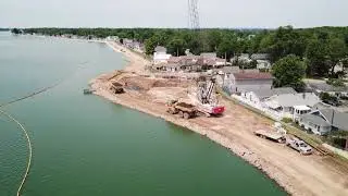 Buckeye Lake dam reconstruction