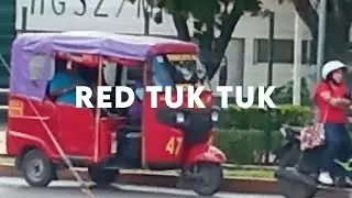 Red Tuk Tuk transport Cozumel 