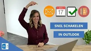 Sneller schakelen tussen je Outlook mail, agenda en takenlijst  [Time management + Focus tip]