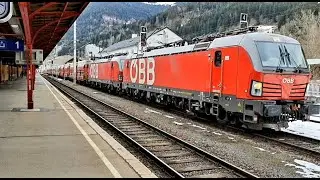Bahnhof Selzthal - &Ouml;BB 1293 im Doppelpack