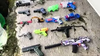 0128Tembak mainan ,AK47,Machine GUN,REVOLVER,SHOT GUN,NERF,WATERGUN