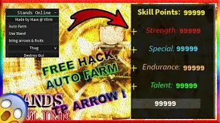 [NEW] Stands Online HACK/SCRIPT Tp Arrow, AutoFarm And More