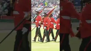 Kenya Defence Forces band play KBC News Sigtune