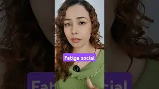 Fatiga social, qu&eacute; es? #fatigasocial #psicologia #ansiedad