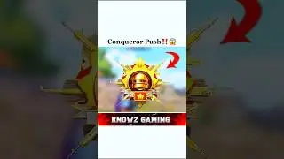 Conqueror Push‼️😱 #bgmi #pubg #bgmiviealshorts #funnyvoiceover #gaming #viralshorts #memes