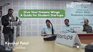 Give Your Dreams Wings: A Guide for Student Startups at RBIC by Kaushal Patel.