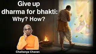 Give up dharma for bhakti--Why? How? Mumbai Chowpatty, Bhagavatam 3.12.5 - Chaitanya Charan