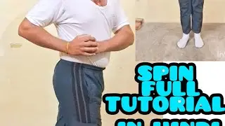 LIKE SPIN FULL TUTORIAL IN HINDI MICHAEL JACKSON 