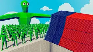 200x ZOMBIE + 1x GIANT vs EVERY GOD - Totally Accurate Battle Simulator TABS