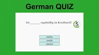 German Grammar Quiz | Test your German skills | Can You score 10/10 ? #challenge