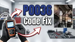 How To Fix P0036 Code | Oxygen Sensor Heater Circuit Fix - Bank 1 Sensor 2 Replacement
