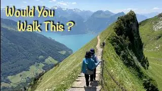 I Conquered Stoos Ridge! Breathtaking Views, Epic Endurance, Best Swiss Mountain Trail Adventure!