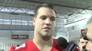 Ohio State Jr. OL Taylor Decker on Media Day