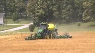 John Deere 1890 Air Drill and 1910 Commodity Cart
