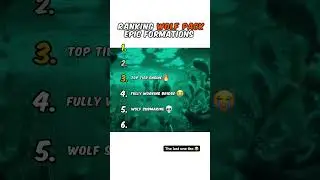 Ranking The Most Epic Wolf Pack Formations!🔥#shorts
