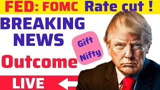 Fomc rate cut Braking news for INDIAN MARKET BAD NEWS 🗞️