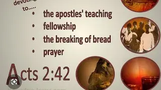 Acts 2:42  ● Correct teaching  -(doctrine)!
