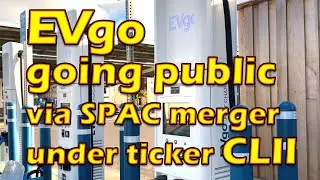 EVgo charging station - fast electric car chargers in real life -  EVgo Stock field trip