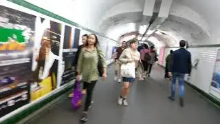 Paris Metro Station R&eacute;publique: Changing from Line 3 to Line 9 17 October 2017