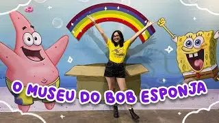 Fomos na Exposição de 25 Anos do Bob Esponja 🧽🦀✨
