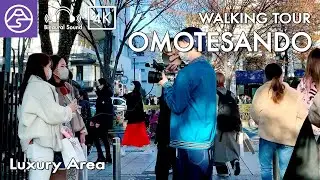 [4K] Omotesando Walk in Tokyo - Luxury Street in Winter,Tokyo Japan [ASMR Walking Tour]