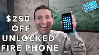$189 Unlocked Amazon Fire Phone Review, Free Case  - The Deal Guy