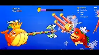 King Fish.IO - ORANGE WHALE & BOSS Shark - Fish Game, fishdom - Gameplay