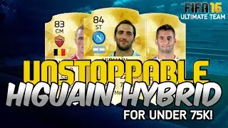 FIFA 16 | UNSTOPPABLE HIGUAIN HYBRID TEAM  for UNDER 75k | Ultimate Team Squad Builder #11