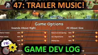 [Unity3D Hex Map Game Dev] 47: Trailer Music and Menu Options